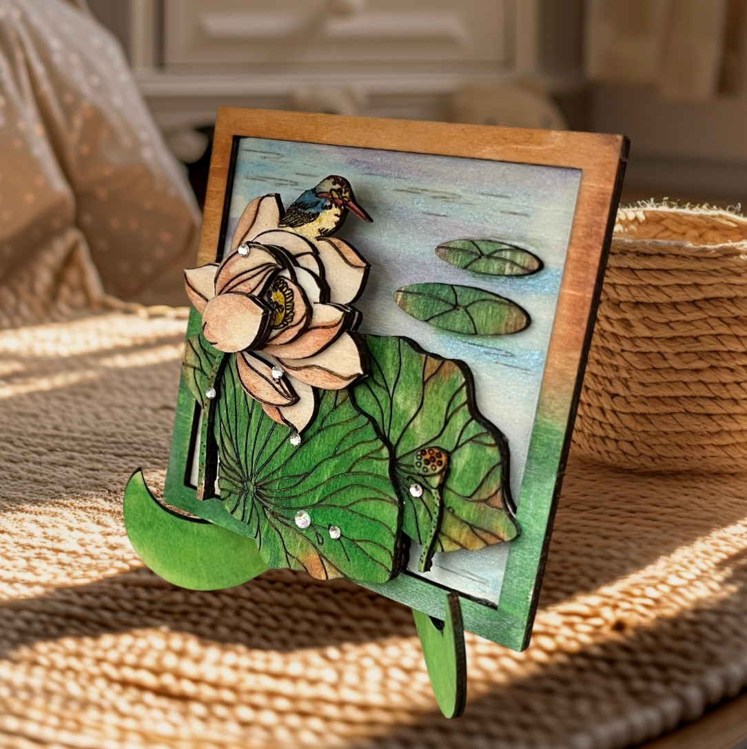 Lotus-with-Bird